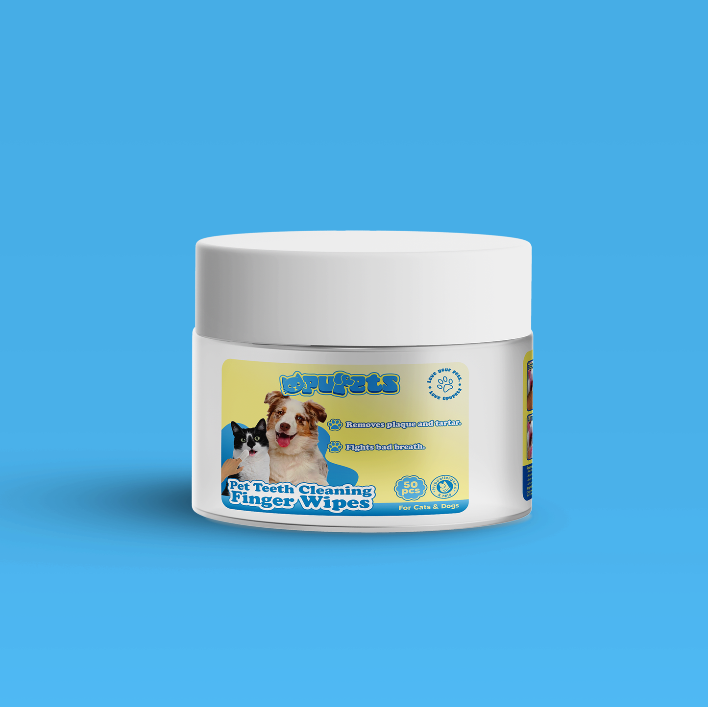 Opupets Pet Teeth Cleaning Wipes